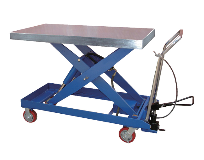 單剪式氣動(dòng)液壓雙功能雙油缸結(jié)構(gòu)平臺(tái)車