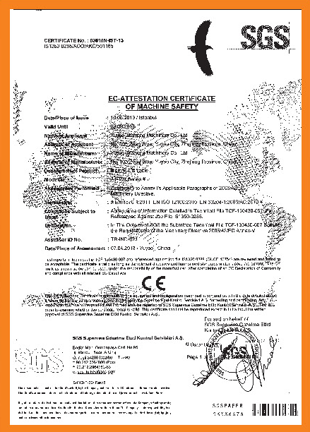 電動液壓升降平臺車CE證書 電動液壓升降平臺車CE證書